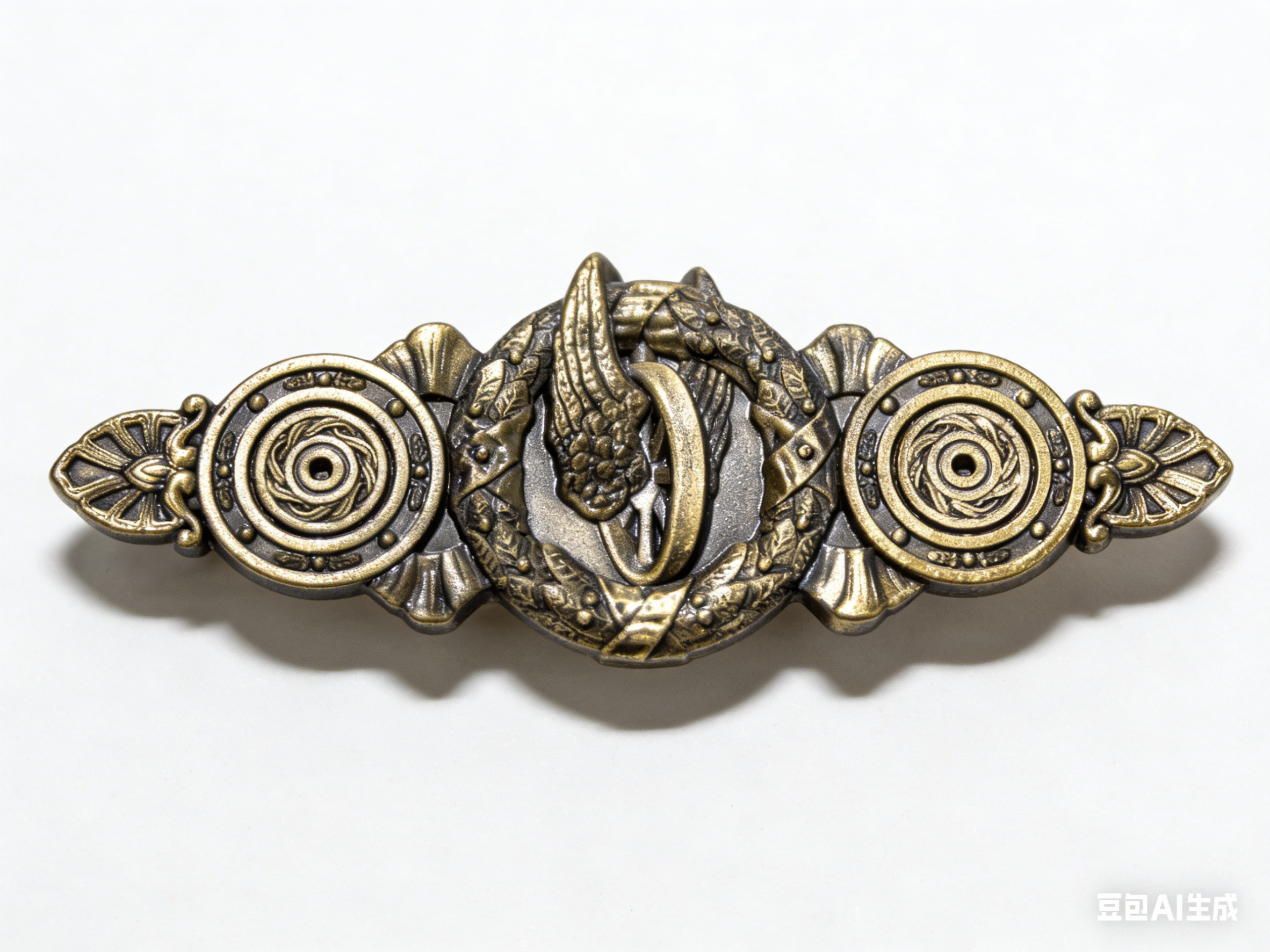 霁虹桥双翼花环飞轮冰箱贴