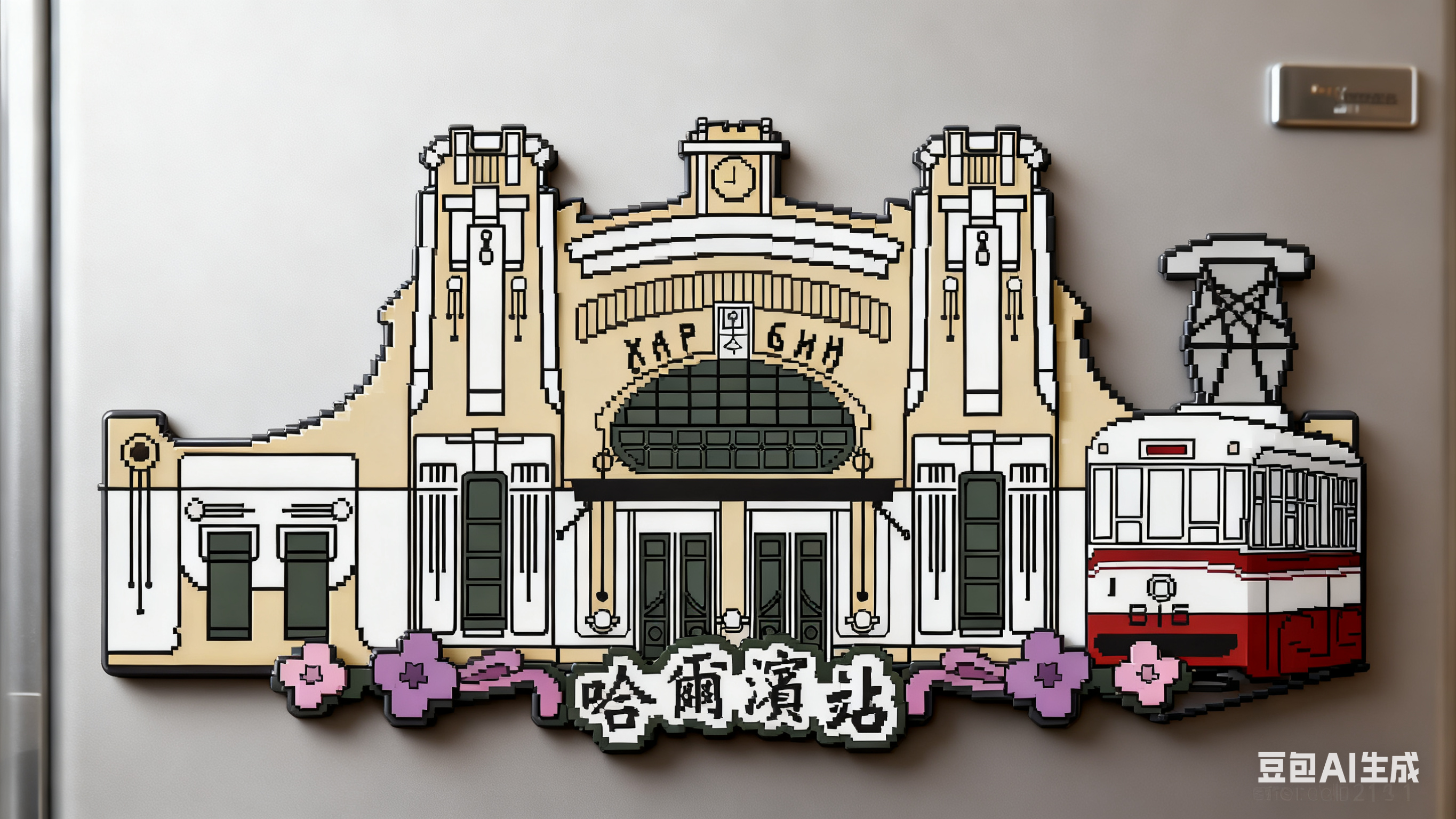 哈尔滨站冰箱贴